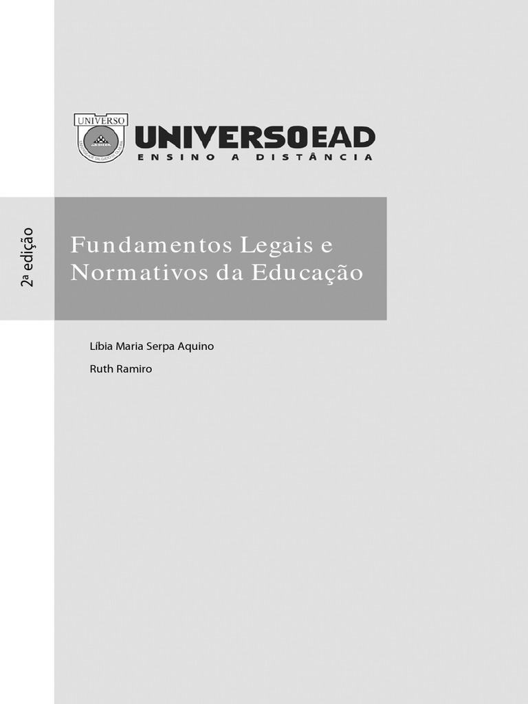 Fundamentos Legais da Educação | PDF