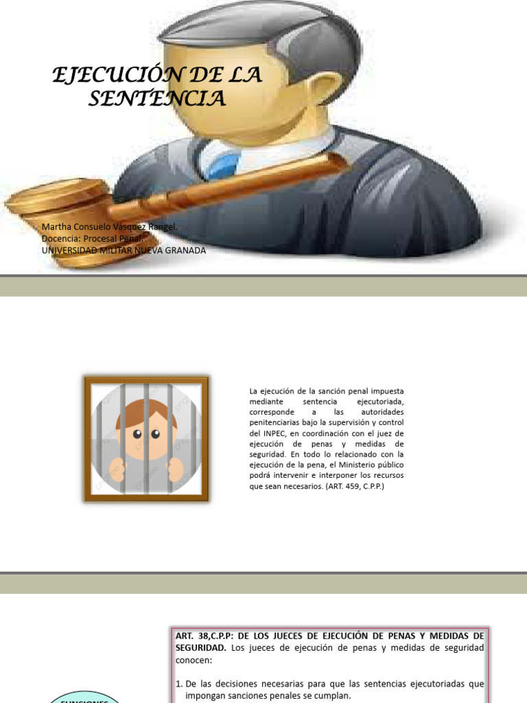 Ejecución de La Sentencia | PDF | Castigos | Prisión