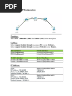 P3 (Telnet and SSH Configuration)