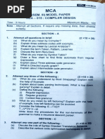 Compiler Design Question Papers