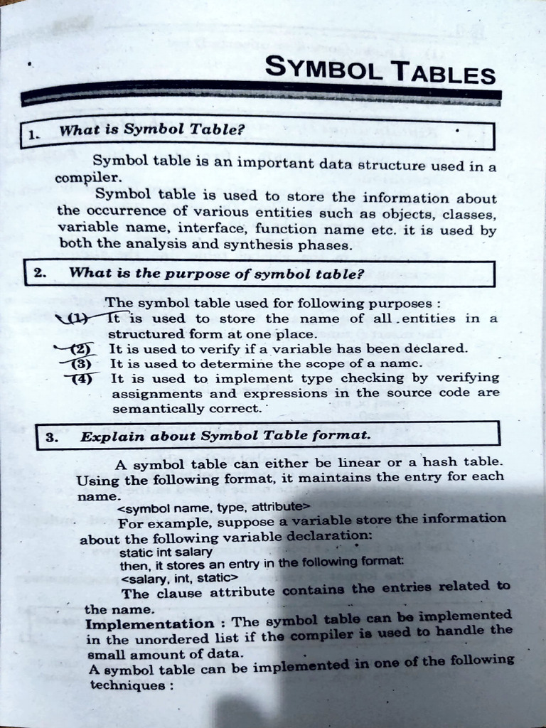KCA-015 Compiler Design Unit - 4-5 | PDF
