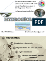 Cours Hydrogéologie L3 Aquaculture