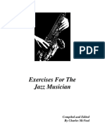 Exercises For The Jazz Musician: Compiled and Edited by Charles Mcneal