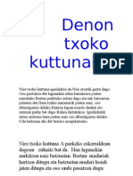 Denon txoko kuttunak