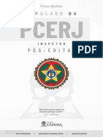 4º Simulado Completo - Inspetor PCRJ 2021 (Pós-Edital) - Projeto Caveira
