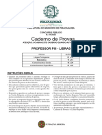 Aroeira 2023 Prefeitura de Piracanjuba Go Professor Piii Libras Prova