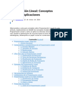 Programación Lineal Conceptos Básicos y Aplicaciones