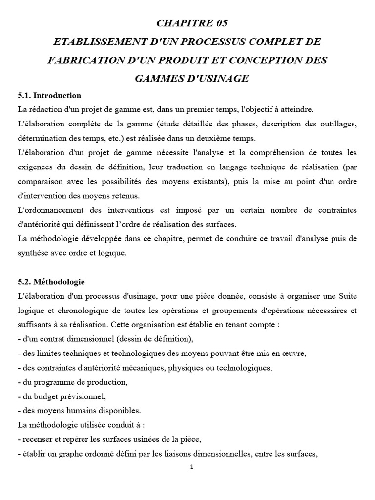 Processus de fabrication et usinage | PDF | Usinage