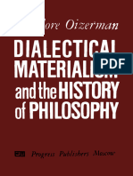 Dialectical Materialism and History of Philosophy
