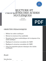 3.1 Structure Et Propriétés Des Nucléotides Et Acis Nucléiques