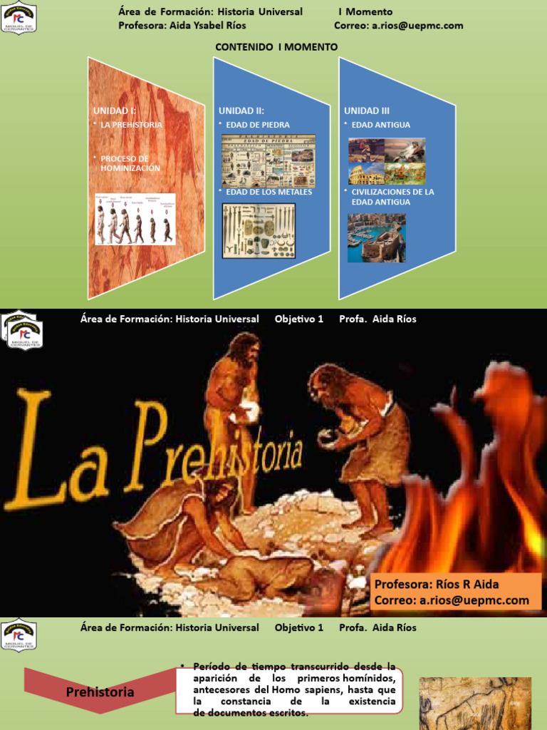 Tema 1 La Prehistoria Pdf Evolución Comportamiento
