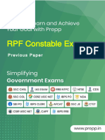 RPF Constable E: Previous Paper