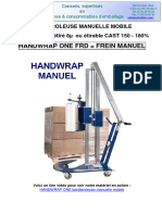 HANDWRAP ONE FRD Filmeuse Manuelle Mobile Film Étirable