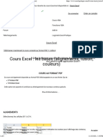 Cours Excel Les Bases (Alignements, Fusion, Couleurs)