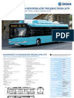 Skoda Leaflet - Trolleybus 26T - Galati