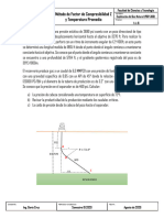 Factor Z y Temperatura Promedia (Método Dinámico) - Solución