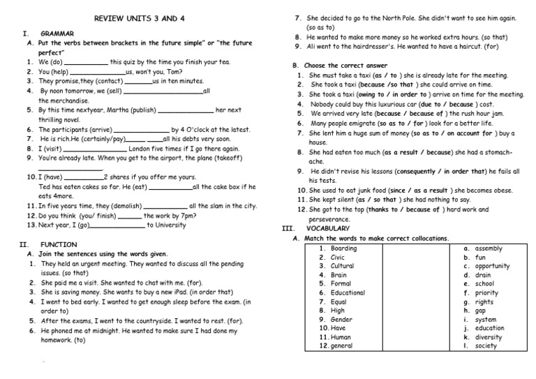 Review Units 1 And 2 Pdf