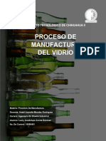 Informe Sobre Proceso de Manufactura de Vidrio