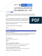 2.021 Reporte Autoevaluacion de Estandares Minimos SG Minitrabajo