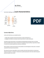 Secondary Sexual Characteristics - The Online Physiology Library