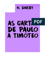 As Cartas de Paulo A Timoteo J N Darby