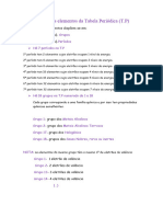 Organização Dos Elementos Da Tabela Periódica