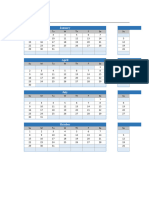2023 Sample Calendar Template