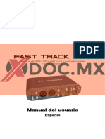 Xdoc - MX Manual de Usuario de Fast Track Pro