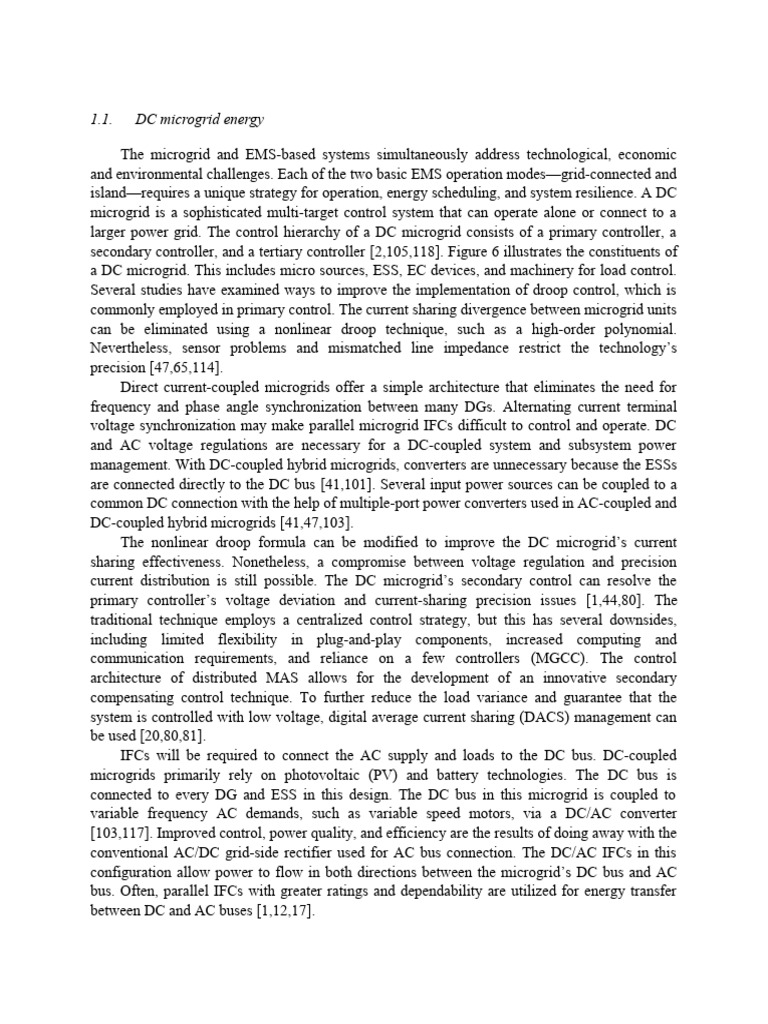 Model-Free Control in DC Microgrids | PDF | Distributed Generation ...