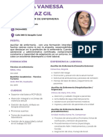Curriculum CV de Mujer Profesional Con Foto Moderno Rosa Beige