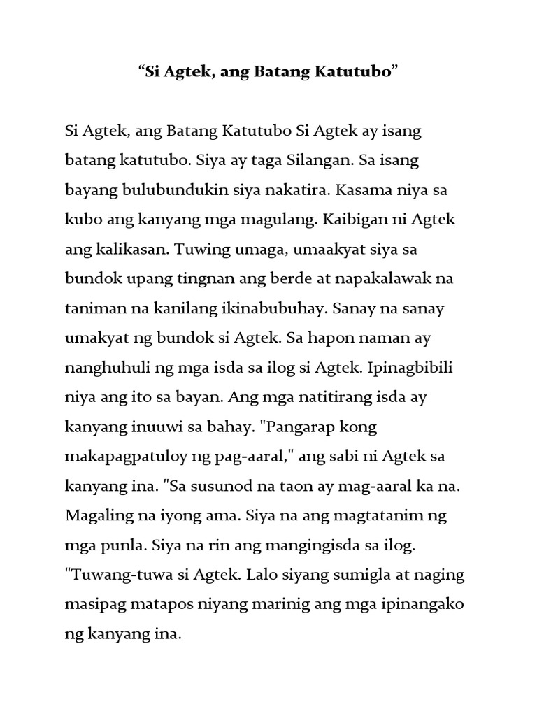 Si Agtek | PDF