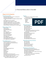 Checklist Domestic