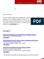 London Silicon Roundabout Weekly Newsletter 28-October-2011