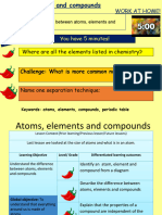 Atoms Elements Compounds Presentation