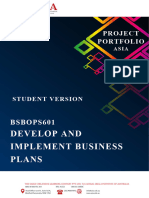BSBOPS601 Project Portfolio