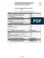 EAD em Inteligência Artificial - Matriz Curricular20231