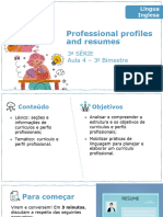 4 - Professional Profiles and Resumes 3 - Alunos