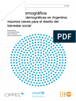 Odisea Demografica. Tendencias Demograficas en Argentina Insumos Claves para El Disen o Del Bienestar Social.