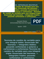 Sesion 11.2 CAP - 04 - Teorema de Cambio de Variable para Una Integral Doble