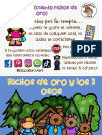 Cuento Ricitos de Oro y Los 3 Osos