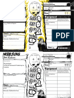 Mork - Borg Character Sheets Fillable