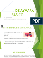 Taller de Aymara Básico