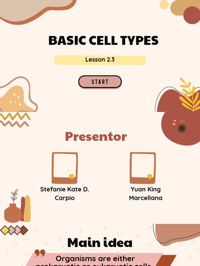 Lesson 2.3 General Biology | PDF | Cell (Biology) | Bacteria