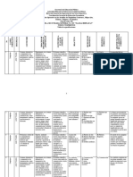 Tabla de Especificaciones Segundo