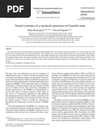Download Neural Correlates of a Mystical Experience in Carmelite Nuns Beauregard  Paquette by api-3695811 SN7066614 doc pdf
