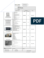 Customer Quotation: Order Details