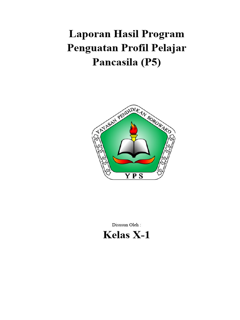 Laporan Hasil Proyek P5 Kelas 10 | PDF