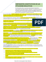 Fernandez - Componentes Constitutivos de Las Instituciones Educativas