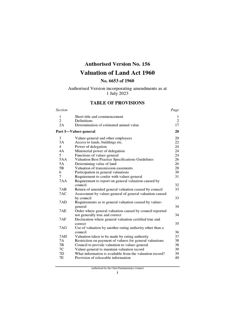 valuation-of-land-act-1960-60-6653aa156-authorised-pdf