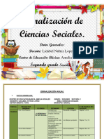 Jornalizacion Anual Ciencias Sociales Segundo Grado